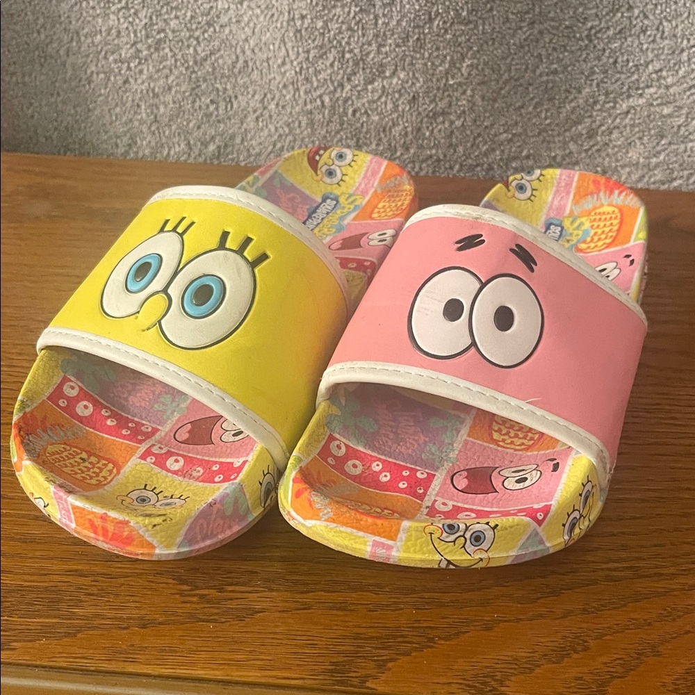 SpongeBob SquarePants Yellow and Pink Slides